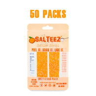 Salteez Seltzer Strips - Sweet & Sour Peach Flavor - 50 Pack Case - FREE SHIPPING!